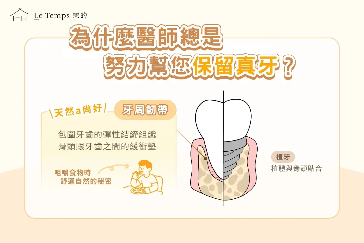 為什麼要保留真牙？