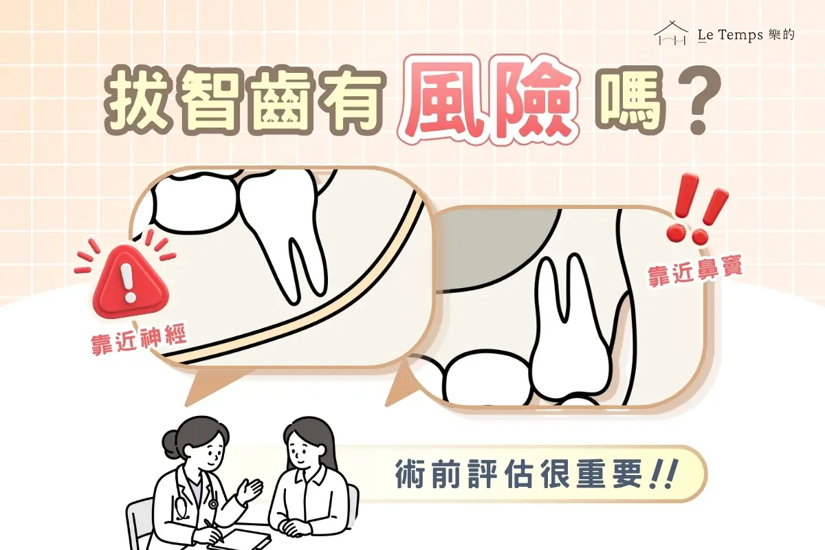 拔智齒有風險嗎？靠近神經、鼻竇的智齒，術前評估很重要！